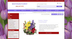 Desktop Screenshot of bostonianflorist.com